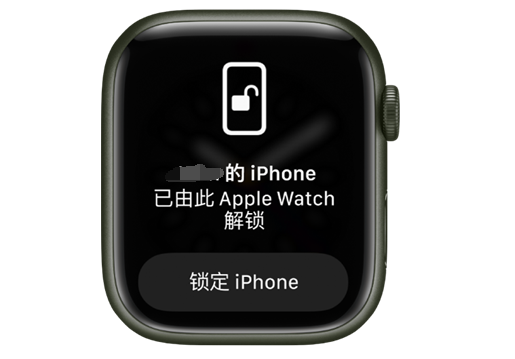 宁城苹果手机维修分享用 AppleWatch 解锁配备面容 ID 的 iPhone方法 