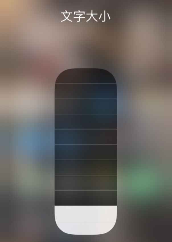 宁城苹果手机维修分享小技巧：在 iPhone 控制中心快速调节字体大小 